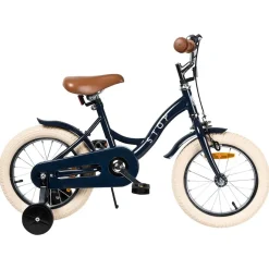 Discount 14" Vintage Cykel Navy Barn Barncyklar