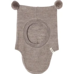 Hot Adelaide Balaklava I Ull Brown Melange Barn Accessoarer