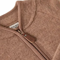 Online Adelaide Ullfleecejacka Walnut Melange Barn Fleecekläder
