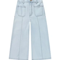 Adionella Woven Pants Bleached Drapy Barn Byxor & Shorts
