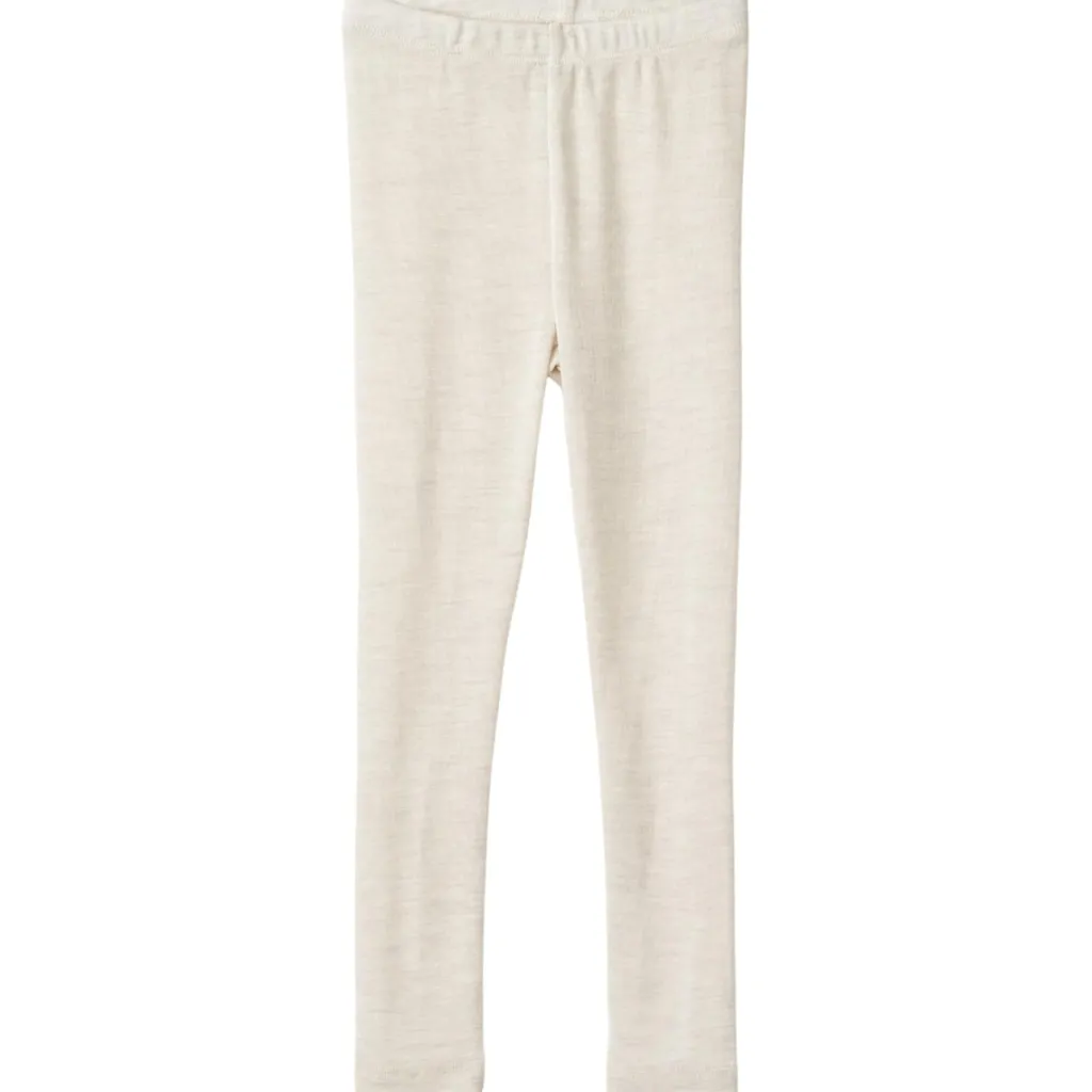 Hot Agi Ullleggings Eggshell Melange Barn Byxor & Shorts