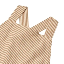 Best Agnes Pinafore-klänning Caramel Stripe Barn Klänningar & Kjolar