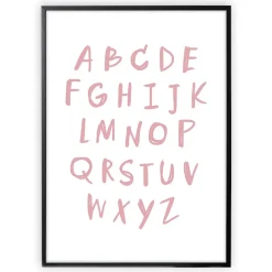 New Alfabet Poster Barn Barnrumsaccessoarer
