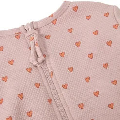 Alma UV Baddräkt Apricot Hearts Barn Uv-Kläder & Badkläder