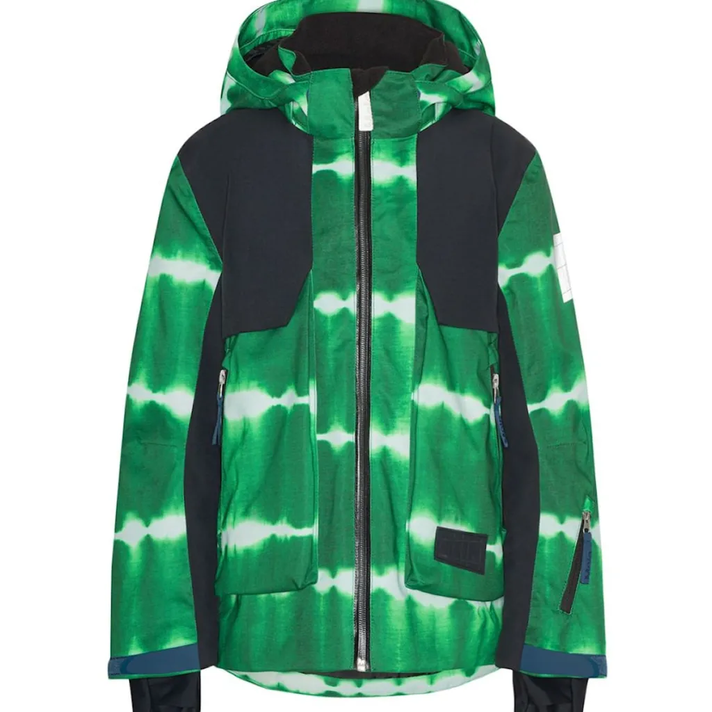 Online Alpine Skidjacka Tie Dye Green Jackor & Kappor