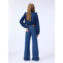 Amara Byxor I Vävt Tyg Blue Vintage Barn Byxor & Shorts