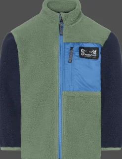 Anten Kids Jumper Med Hel Dragkedja Light Moss Barn Tröjor & Toppar