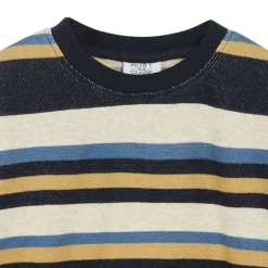 Outlet Anton Randig Långärmad T-shirt Marinblå Barn Tröjor & Toppar