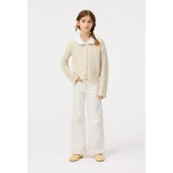 Discount Asta Woven Pants Crisp White Barn Byxor & Shorts