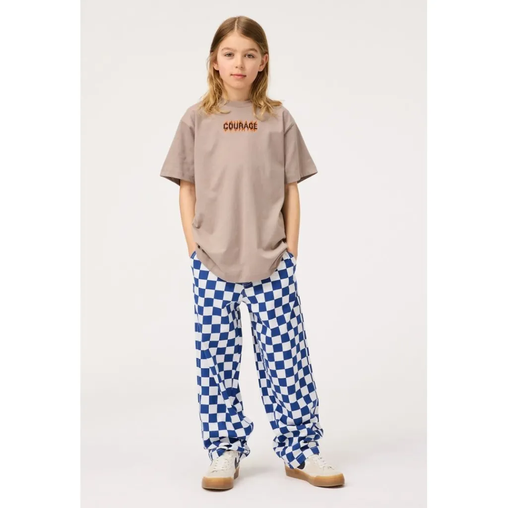 Discount Ataru Woven Pants Best Blue Check Barn Byxor & Shorts