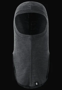 Best Aurora Balaklava I Ull Black Melange Barn Accessoarer