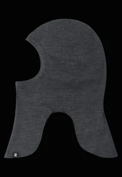 Best Aurora Balaklava I Ull Black Melange Barn Accessoarer