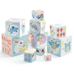 Clearance Baby Bloki Stapling Av Block Babyleksaker