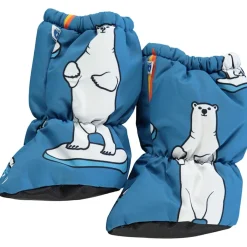 Discount Baby Tossor Polar Bears Solid Blue Barn Babyskor