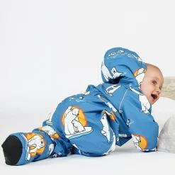 Discount Baby Tossor Polar Bears Solid Blue Barn Babyskor