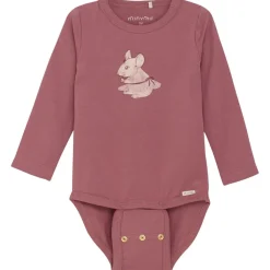 Discount Babybody i Deco Rose med en dansande mus Barn Bodys & Bodysuits