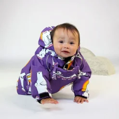 Best Babyoverall Polar Bears Purple Heart Overaller