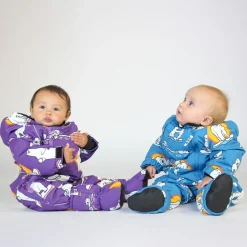 Best Babyoverall Polar Bears Purple Heart Overaller