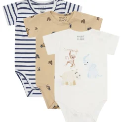 Outlet Bertram 3-pack Baby Body Pale Khaki Barn Byxor & Shorts