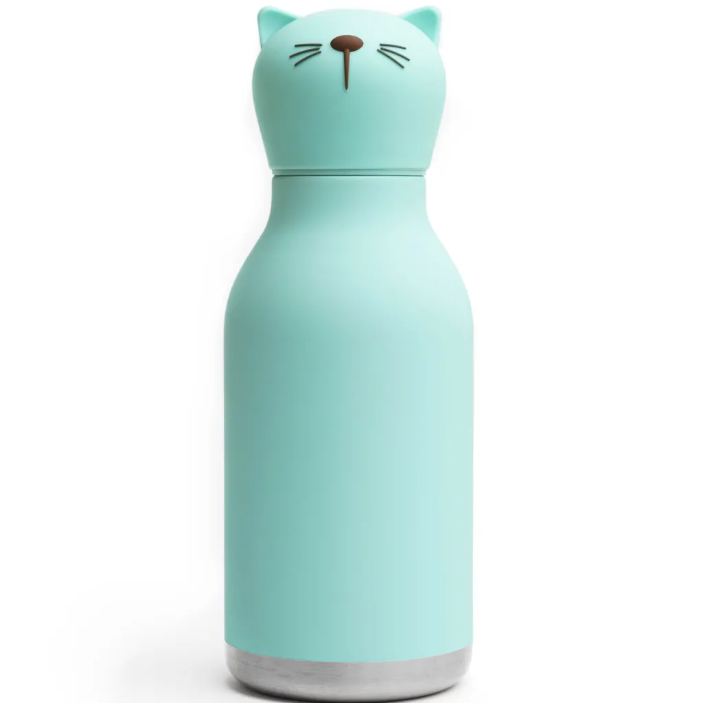 Discount Bestie Cat Vattenflaska Green Äta & Dricka