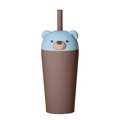 Hot Bestie Sippy Isolerad Mugg Med Sugrör Bear Äta & Dricka