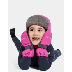 Sale Biggles Zip Mitten Skidhandskar Plastic Pink Barn Accessoarer