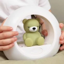 Billy the Bear Nattlampa Grön Belysning