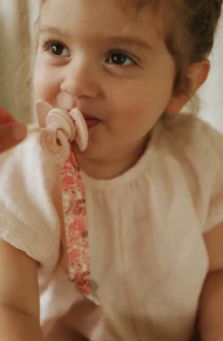 Best Binky Bow Napp Misty Pink Nappar & Napphållare