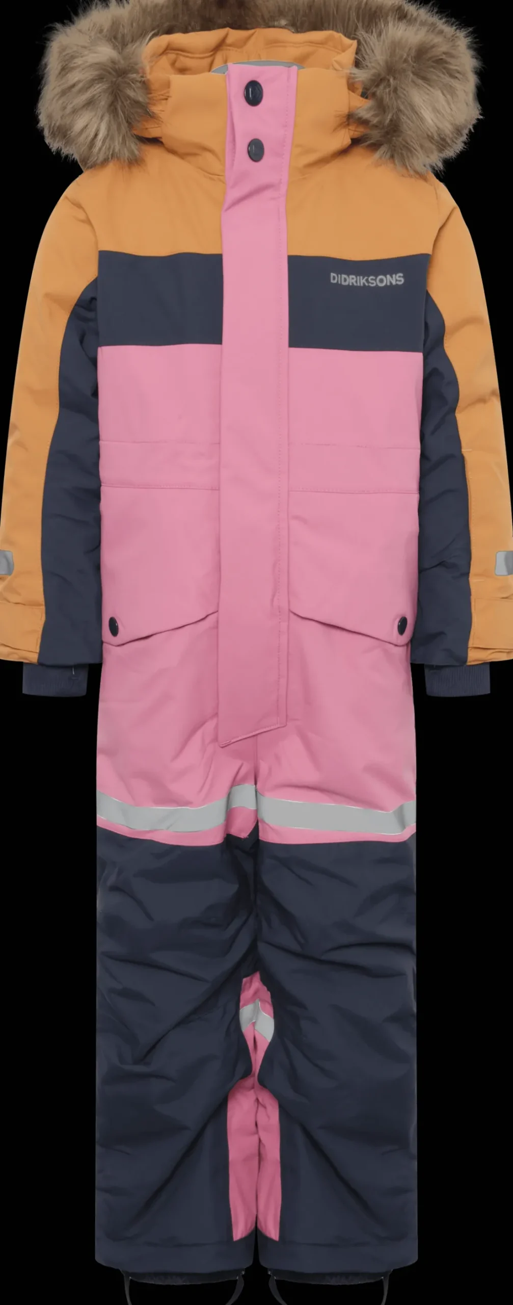 New Bjärven Kids 4 Vinter Totalt Heather Pink Overaller