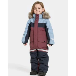 Bjärven Kids 4 Vinter Totalt Anemon Red Overaller