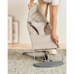New Bliss Bouncer Vävd Sand Grey Babysitter & Gungor