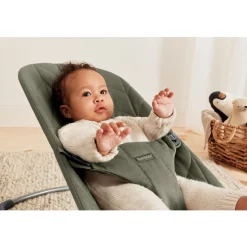 Online Bliss Woven Petal Quilt Babysitter Dark Green Babysitter & Gungor