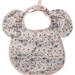 Hot Blommig Haklapp Blue Garden Nappflaskor & Hakklappar