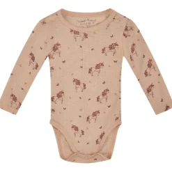 Outlet Bocel Mönstrad Baby Body Rose Cloud Barn Bodys & Bodysuits