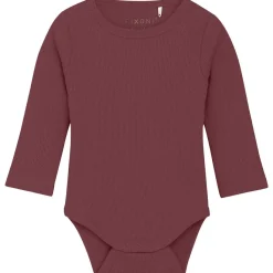 Online Body LS Rib Wild Ginger Body LS Rib Baby Body Wild Ginger Barn Bodys & Bodysuits