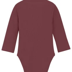 Online Body LS Rib Wild Ginger Body LS Rib Baby Body Wild Ginger Barn Bodys & Bodysuits