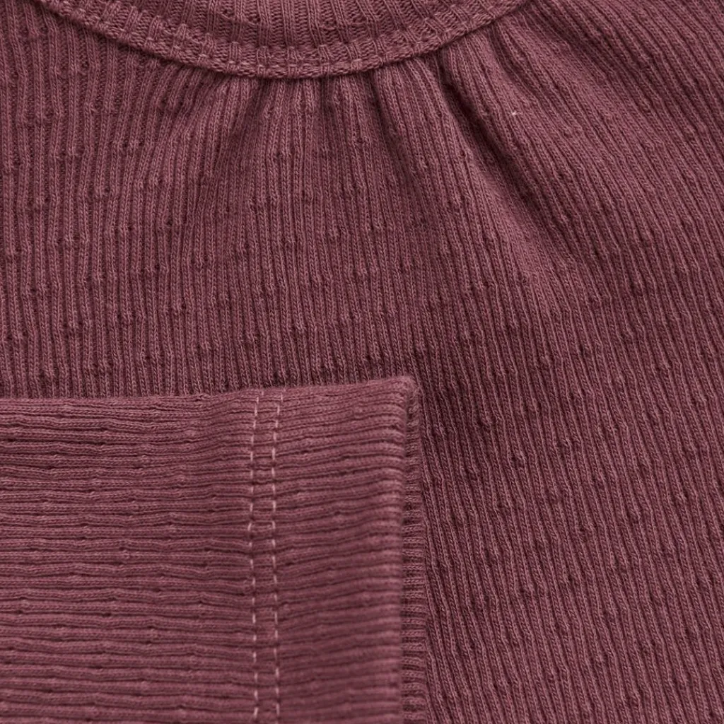 Online Body LS Rib Wild Ginger Body LS Rib Baby Body Wild Ginger Barn Bodys & Bodysuits