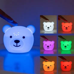 Clearance Bor The Bear Nattlampa White Belysning