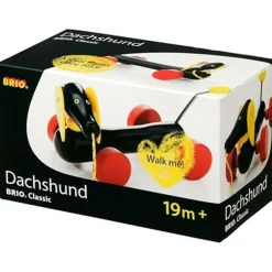Outlet Baby - 30332 Dachshund Dragleksak Svart Babyleksaker