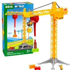 Best ® World - 33835 Light up Construction Crane Lekset Bilar & Fordon