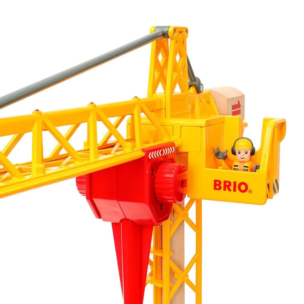 Best ® World - 33835 Light up Construction Crane Lekset Bilar & Fordon
