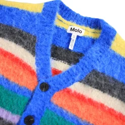 Best Brutus Cardigan Fuzzy Stripe Barn Tröjor & Toppar