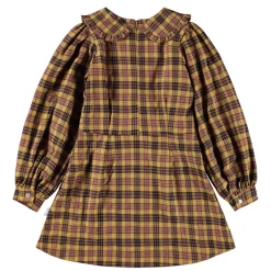Online Candice Långärmad Klänning Highland Check Barn Klänningar & Kjolar