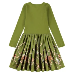 Clearance Casie Warm Långärmad Klänning Argyle Forest Barn Klänningar & Kjolar