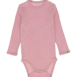 Outlet Chalk Wool Bodysuit Lila Rosa Barn Bodys & Bodysuits