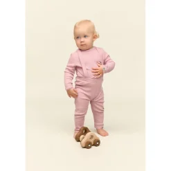 Outlet Chalk Wool Bodysuit Lila Rosa Barn Bodys & Bodysuits