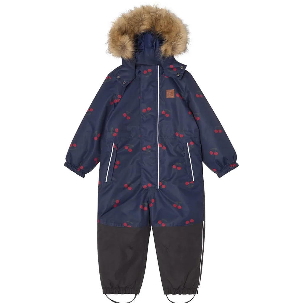 New Chamonix Vinteroverall Navy Cherry Overaller