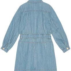 Hot Chaya Jeansklänning Washed Denim Blue Barn Klänningar & Kjolar