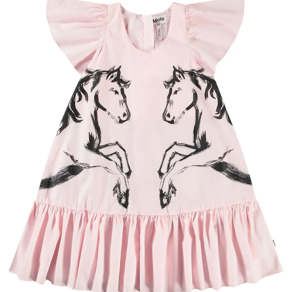 Clearance Cinda Short-Sleeved Dress Folklore Horses Barn Klänningar & Kjolar