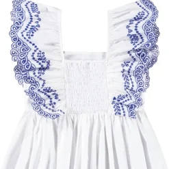 Best Clementine Short-Sleeved Dress Crisp White Barn Klänningar & Kjolar